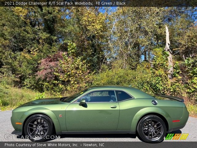 2021 Dodge Challenger R/T Scat Pack Widebody in F8 Green