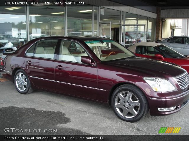 2004 Lexus LS 430 in Black Cherry Pearl