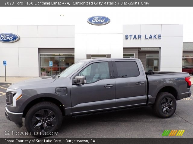 2023 Ford F150 Lightning Lariat 4x4 in Carbonized Gray Metallic