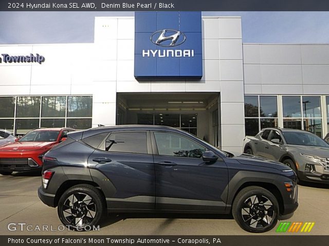 2024 Hyundai Kona SEL AWD in Denim Blue Pearl