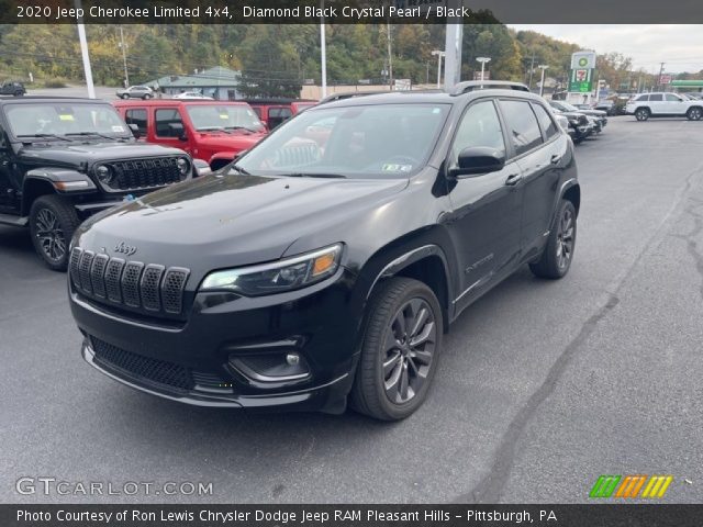 2020 Jeep Cherokee Limited 4x4 in Diamond Black Crystal Pearl