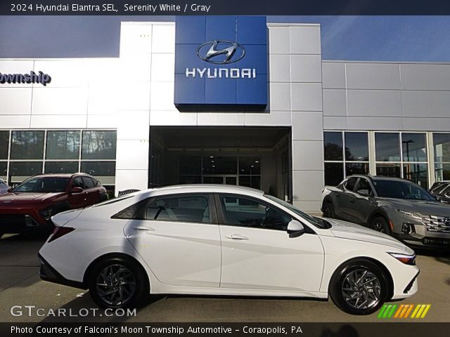 2024 Hyundai Elantra SEL in Serenity White