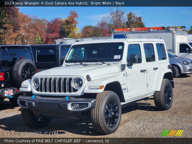2024 Jeep Wrangler 4-Door Sahara 4xe Hybrid in Bright White