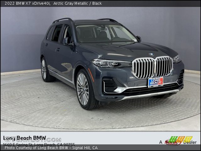 2022 BMW X7 xDrive40i in Arctic Gray Metallic