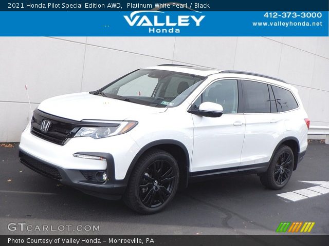 2021 Honda Pilot Special Edition AWD in Platinum White Pearl