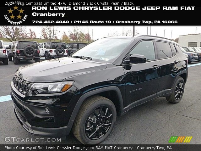 2024 Jeep Compass Limited 4x4 in Diamond Black Crystal Pearl