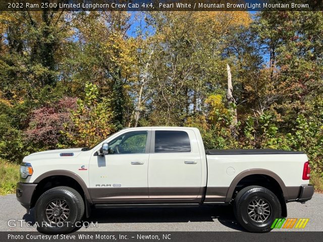 2022 Ram 2500 Limited Longhorn Crew Cab 4x4 in Pearl White