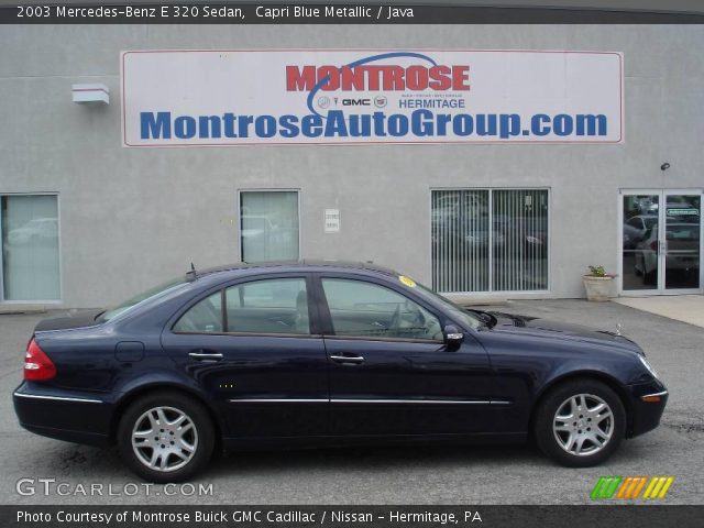 2003 Mercedes-Benz E 320 Sedan in Capri Blue Metallic