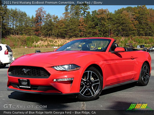 2021 Ford Mustang EcoBoost Premium Convertible in Race Red