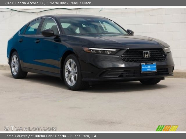 2024 Honda Accord LX in Crystal Black Pearl