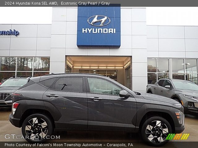 2024 Hyundai Kona SEL AWD in Ecotronic Gray Pearl