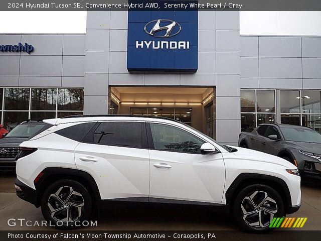 2024 Hyundai Tucson SEL Convenience Hybrid AWD in Serenity White Pearl