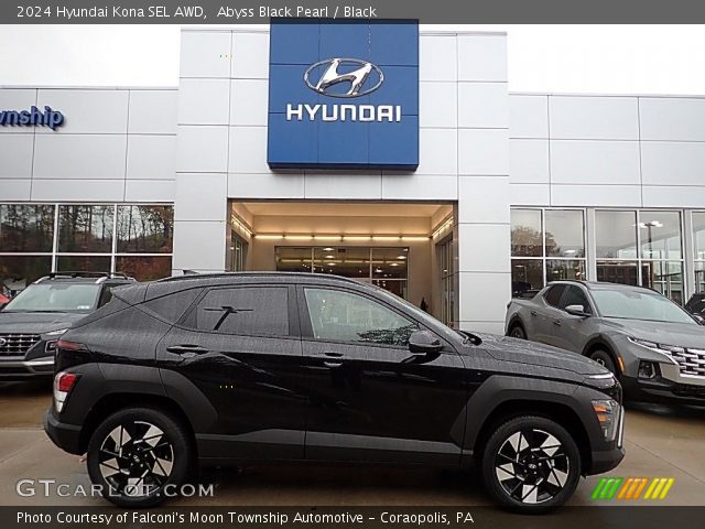 2024 Hyundai Kona SEL AWD in Abyss Black Pearl