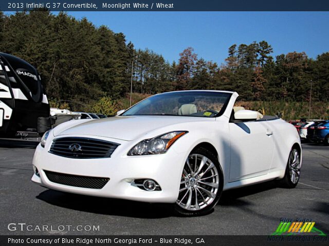 2013 Infiniti G 37 Convertible in Moonlight White