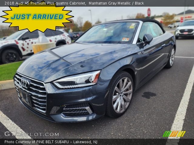 2018 Audi A5 Premium Plus quattro Cabriolet in Manhattan Gray Metallic
