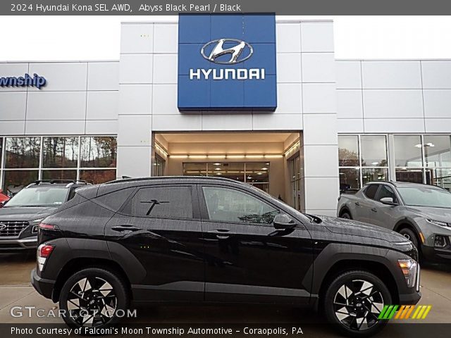 2024 Hyundai Kona SEL AWD in Abyss Black Pearl