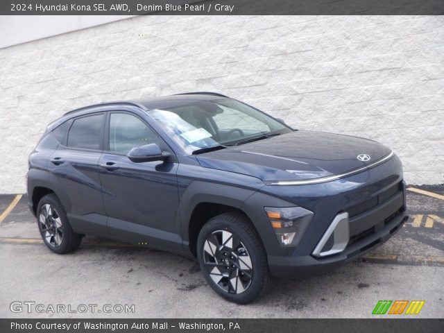 2024 Hyundai Kona SEL AWD in Denim Blue Pearl