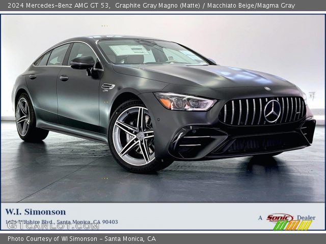 2024 Mercedes-Benz AMG GT 53 in Graphite Gray Magno (Matte)