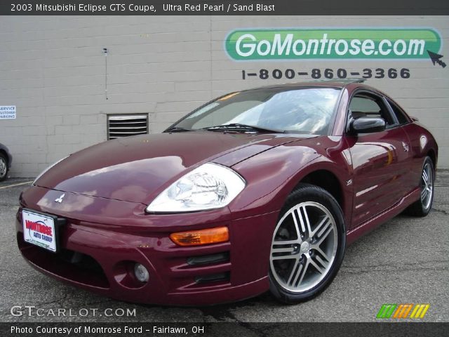 2003 Mitsubishi Eclipse GTS Coupe in Ultra Red Pearl