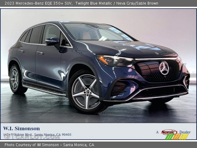 2023 Mercedes-Benz EQE 350+ SUV in Twilight Blue Metallic