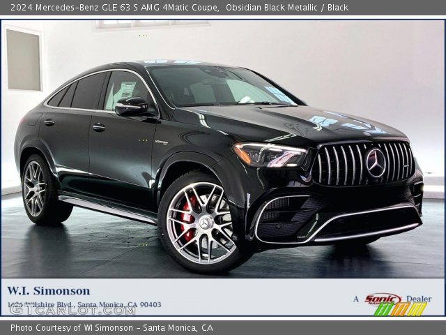 2024 Mercedes-Benz GLE 63 S AMG 4Matic Coupe in Obsidian Black Metallic