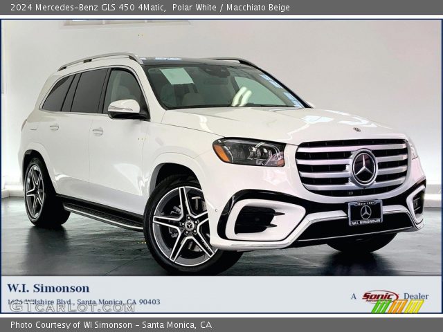 2024 Mercedes-Benz GLS 450 4Matic in Polar White