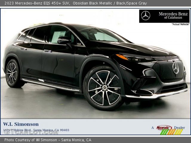 2023 Mercedes-Benz EQS 450+ SUV in Obsidian Black Metallic
