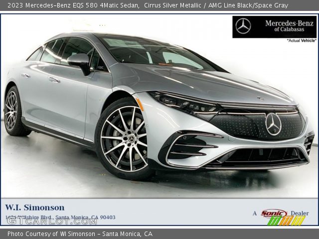 2023 Mercedes-Benz EQS 580 4Matic Sedan in Cirrus Silver Metallic