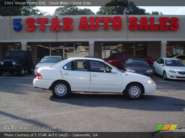 2003 Nissan Sentra GXE in Cloud White