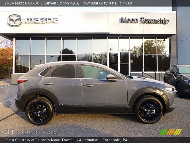 2024 Mazda CX-30 S Carbon Edition AWD in Polymetal Gray Metallic