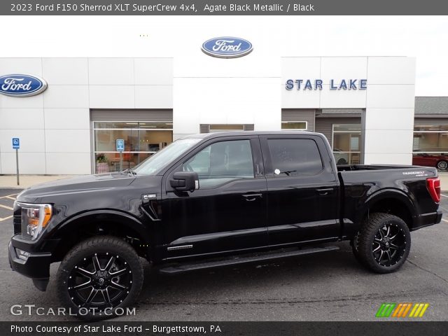 2023 Ford F150 Sherrod XLT SuperCrew 4x4 in Agate Black Metallic