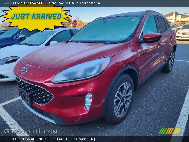 2020 Ford Escape SEL in Rapid Red Metallic