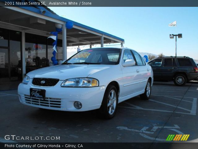 2001 Nissan Sentra SE in Avalanche White