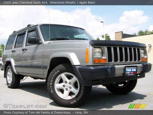 2000 Jeep Cherokee Sport 4x4 in Silverstone Metallic