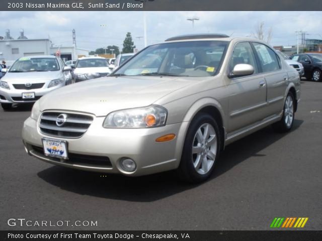 2003 Nissan Maxima GLE in Sunlit Sand
