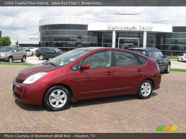 2004 Toyota Prius Hybrid in Salsa Red Pearl