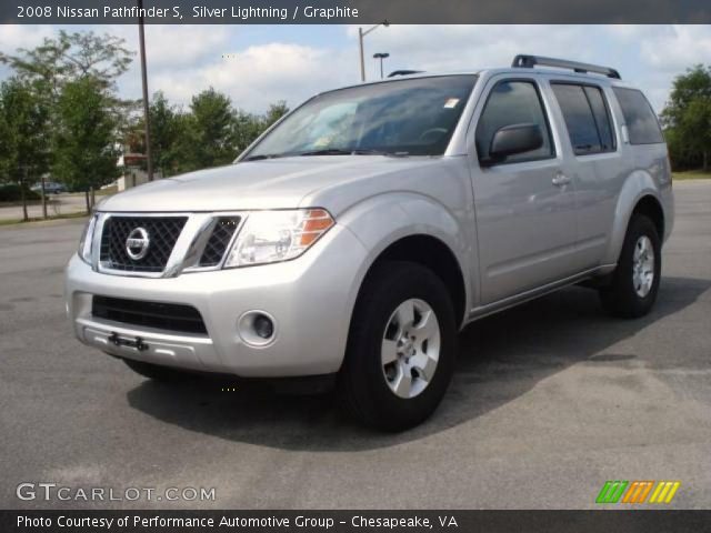2008 Nissan Pathfinder S in Silver Lightning