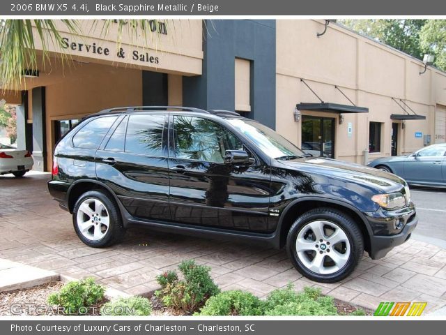 2006 BMW X5 4.4i in Black Sapphire Metallic
