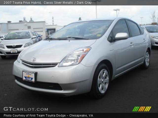 2007 Toyota Prius Hybrid in Classic Silver Metallic