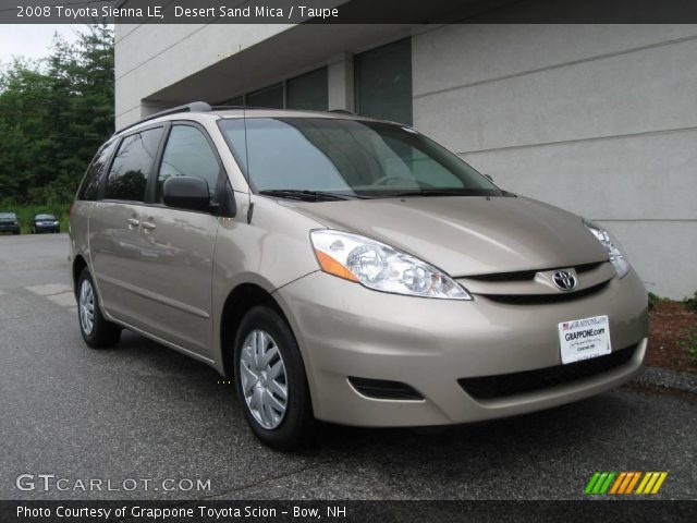2008 Toyota Sienna LE in Desert Sand Mica
