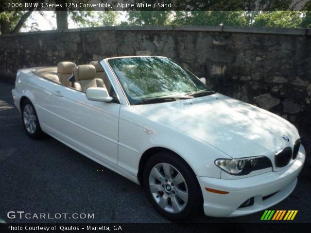 2006 BMW 3 Series 325i Convertible in Alpine White
