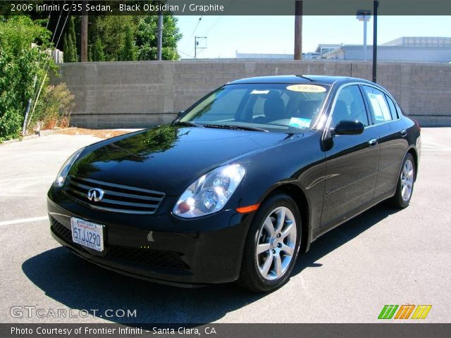 2006 Infiniti G 35 Sedan in Black Obsidian