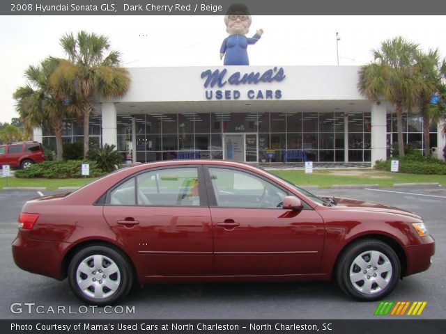 2008 Hyundai Sonata GLS in Dark Cherry Red