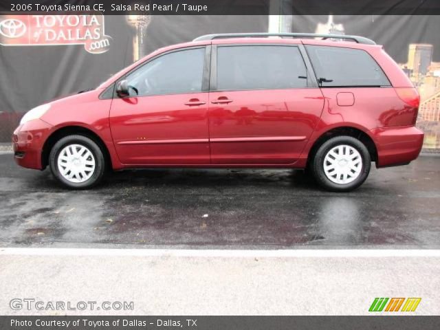 2006 Toyota Sienna CE in Salsa Red Pearl