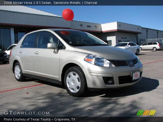 2008 Nissan Versa 1.8 S Sedan in Sandstone Metallic