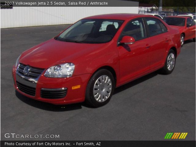 2007 Volkswagen Jetta 2.5 Sedan in Salsa Red