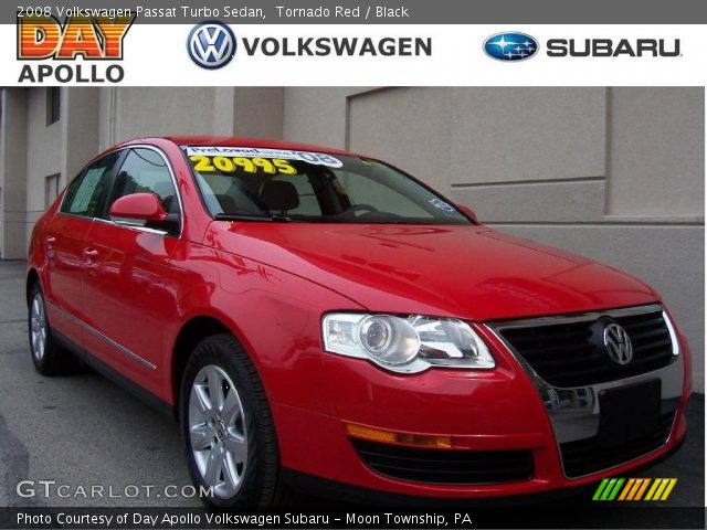 2008 Volkswagen Passat Turbo Sedan in Tornado Red