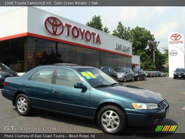 1998 Toyota Camry XLE V6 in Dark Green Metallic