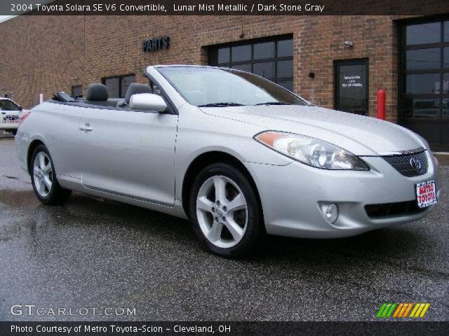 2004 Toyota Solara SE V6 Convertible in Lunar Mist Metallic