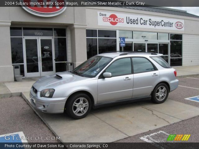 2004 Subaru Impreza WRX Sport Wagon in Platinum Silver Metallic